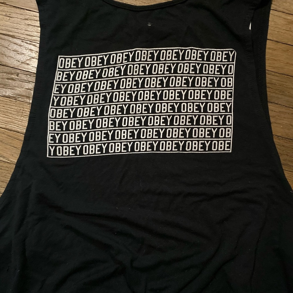 Obey crop top
